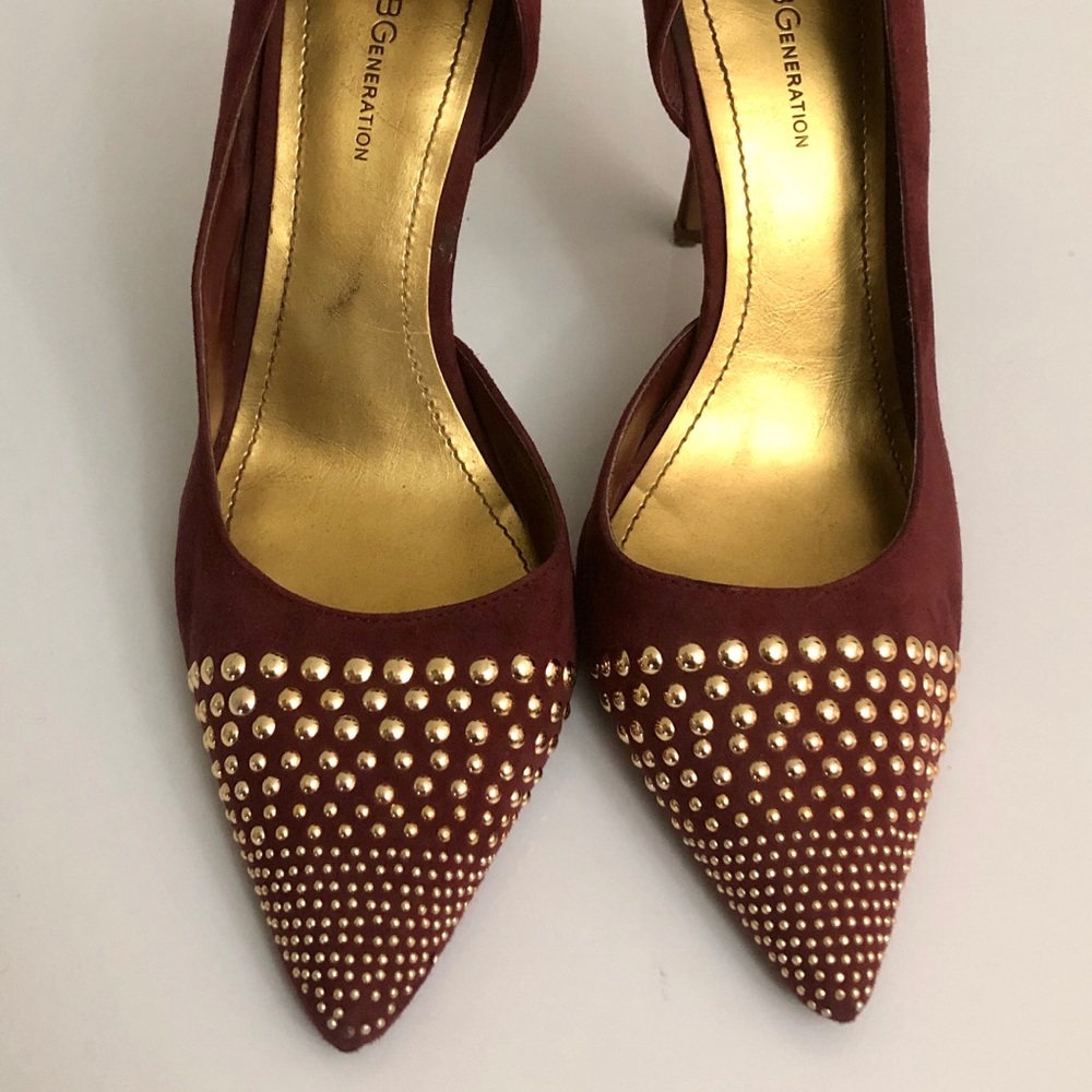 BCBGeneration Studded Toe Heels